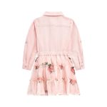 MIXED FABRIC ADJ. LS DRESS ΦΟΡΕΜΑ ΠΑΙΔΙΚΟ GIRL - Image 2