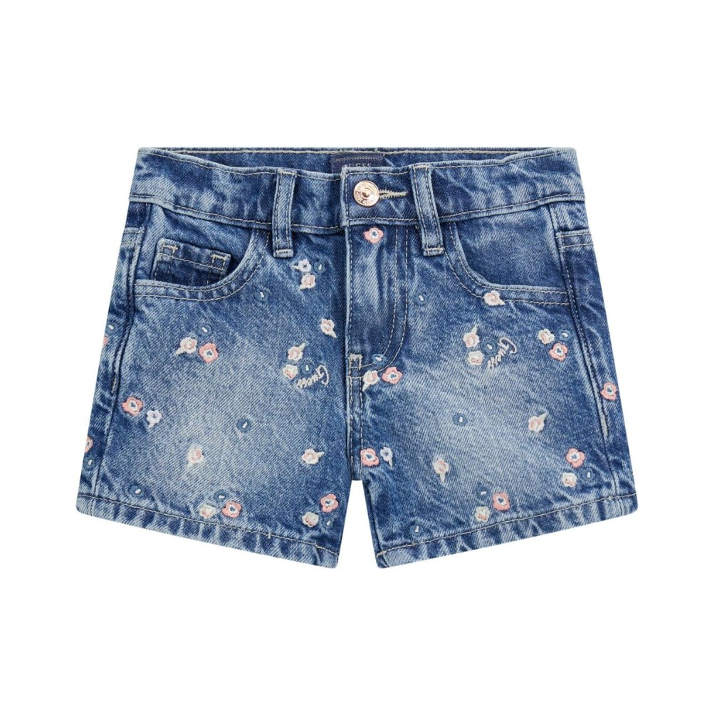RIGID DENIM SHORT W/EMBROIDERY ΣΟΡΤΣ ΠΑΙΔΙΚΟ GIRL
