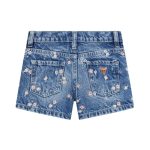 RIGID DENIM SHORT W/EMBROIDERY ΣΟΡΤΣ ΠΑΙΔΙΚΟ GIRL - Image 2