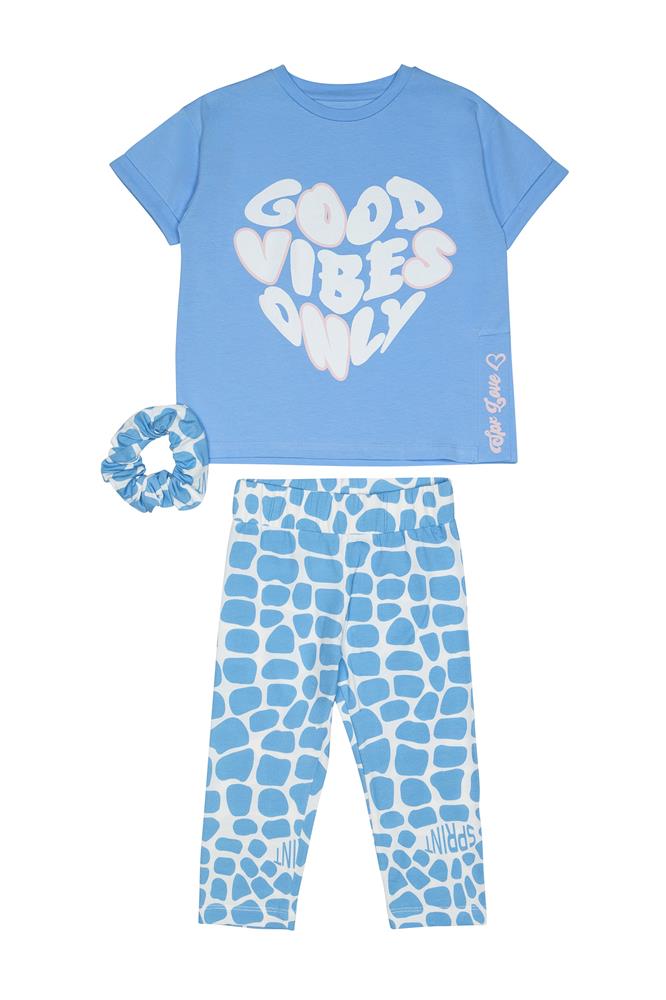 ΣΕΤ ΜΕ ΚΟΛΑΝ 3/4 ΜΠΛΟΥΖΑ Κ SCRUNCHIE SPRINT