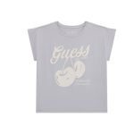 ΜΠΛΟΥΖΑ GUESS ΚΟΝΤΟ ΜΑΝΙΚΙ BABY BLUE