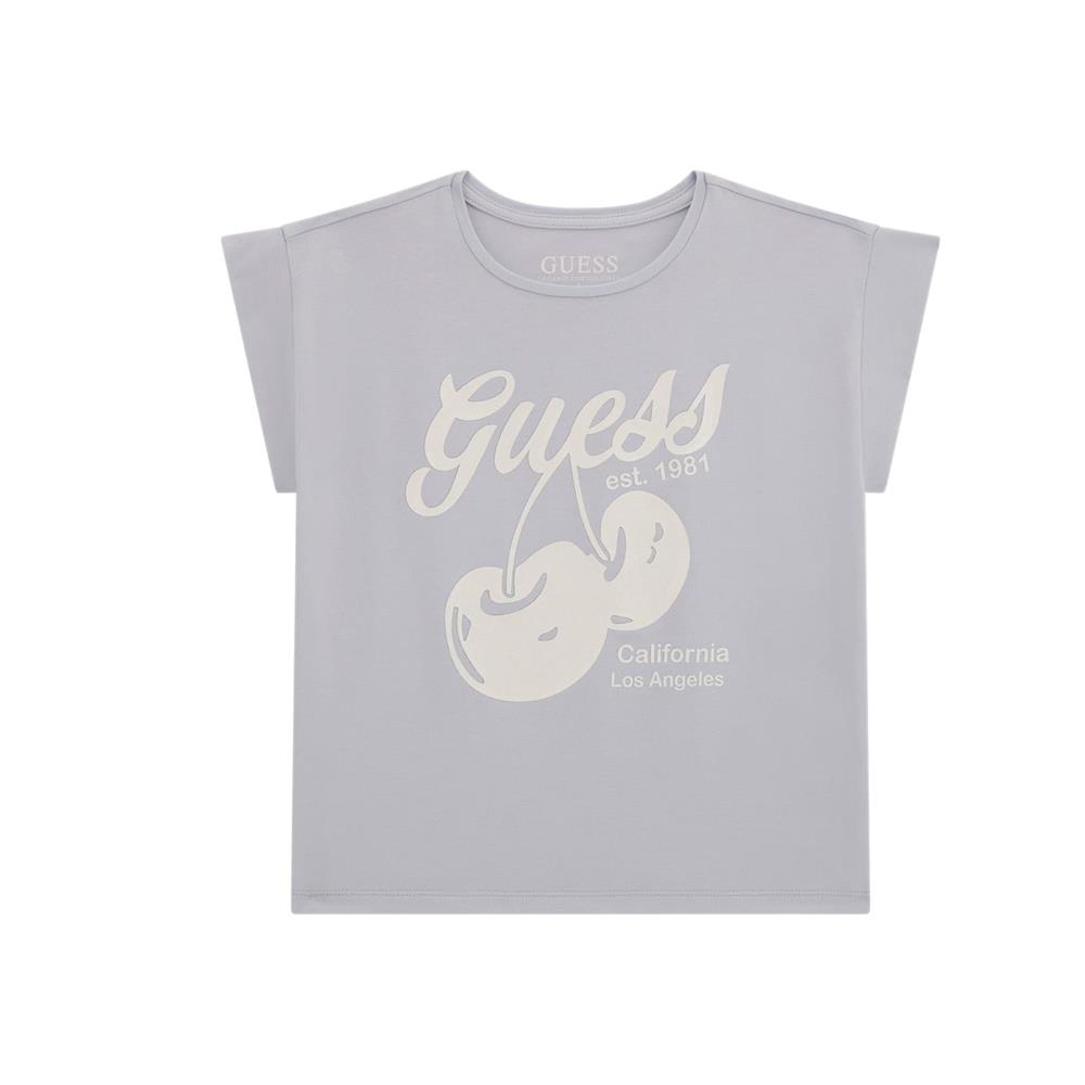 ΜΠΛΟΥΖΑ GUESS ΚΟΝΤΟ ΜΑΝΙΚΙ BABY BLUE