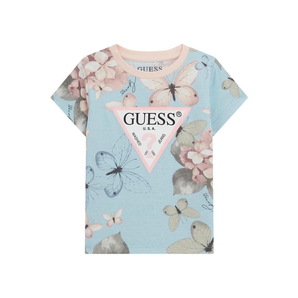 ΜΠΛΟΥΖΑ ΜΕ ΤΥΠΩΜΑ BUTTERFLY GUESS