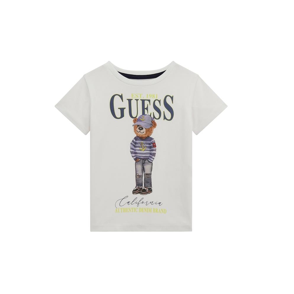 ΜΠΛΟΥΖΑ ΜΕ ΤΥΠΩΜΑ ΑΡΚΟΥΔΑΚΙ GUESS