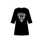ΦΟΡΕΜΑ ΜΕ 3/4 ΜΑΝΙΚΙ ΜΑΥΡΟ ΜΕ ΣΤΑΜΠΑ GUESS