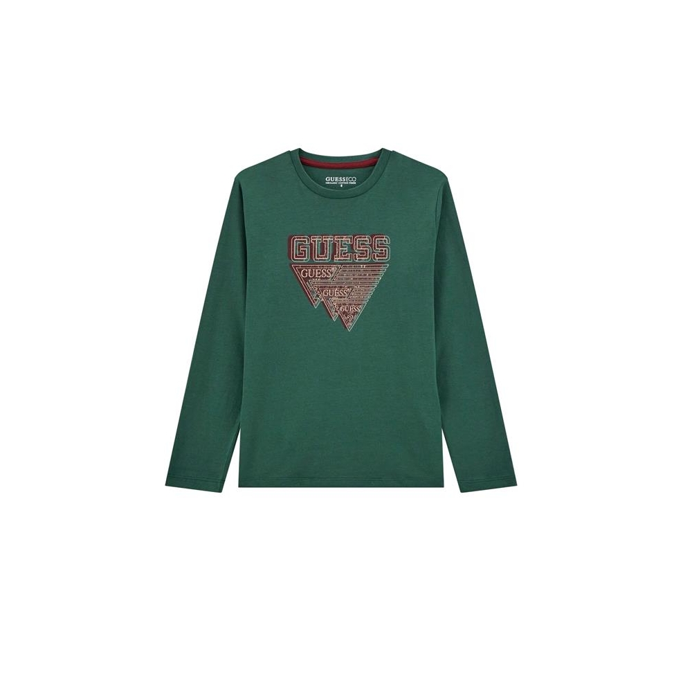 ΜΠΛΟΥΖΑ ΜΕ ΜΑΚΡΥ ΜΑΝΙΚΙ GUESS ΠΡΑΣΙΝΟ