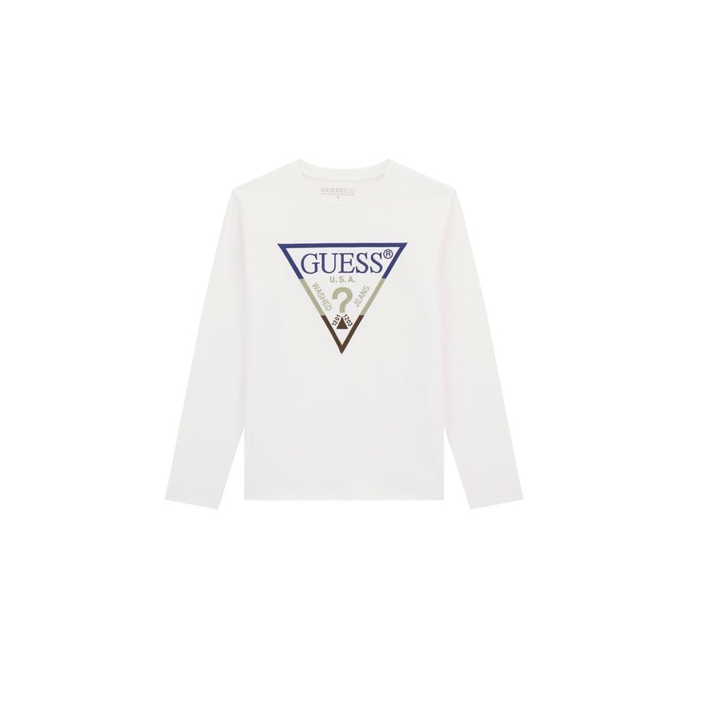 ΜΠΛΟΥΖΑ ΜΕ ΚΕΝΤΗΜΕΝΟ LOGO GUESS - Image 1