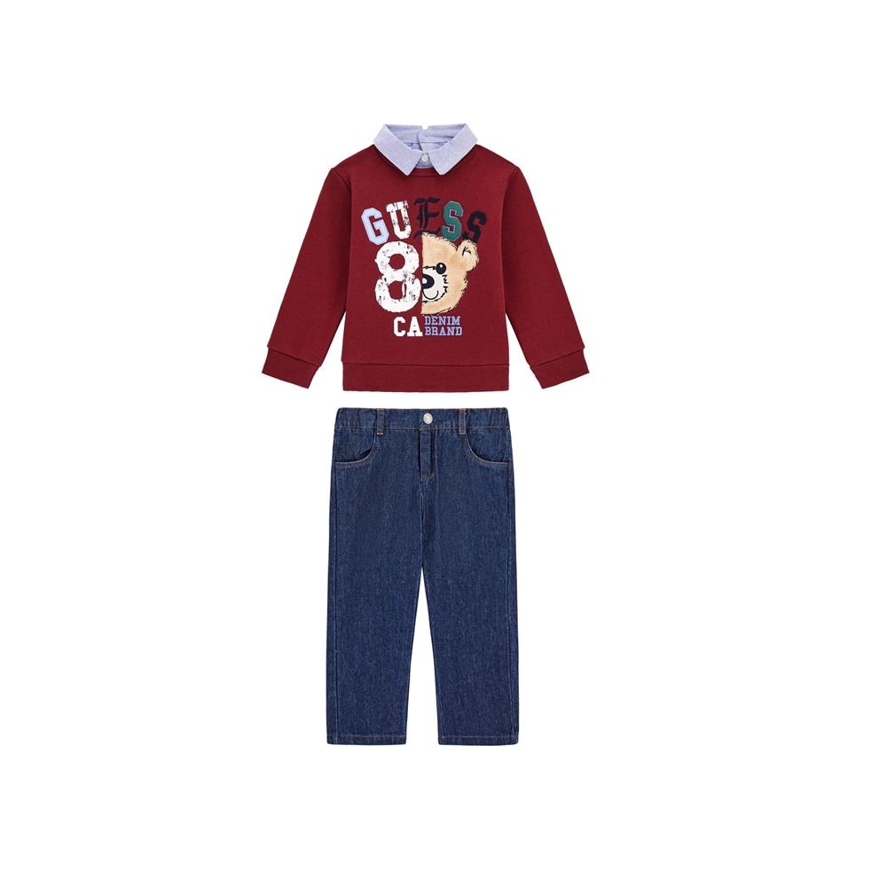 ΣΕΤ ΠΑΝΤΕΛΟΝΙ JEAN ΜΕ ΦΟΥΤΕΡ GUESS