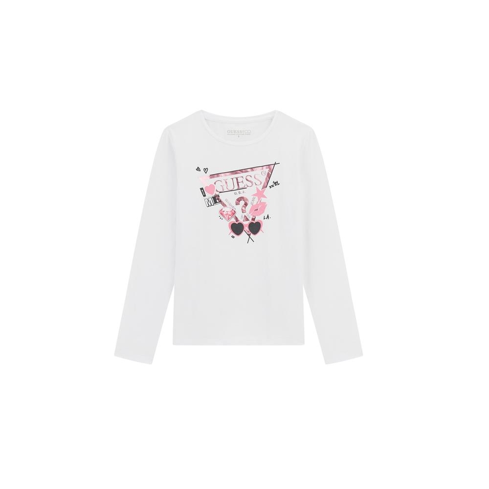 ΜΠΛΟΥΖΑ ΜΑΚΟ ΛΕΥΚΟ GUESS