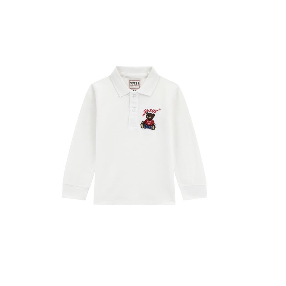 ΜΠΛΟΥΖΑ POLO ΜΕ ΚΕΝΤΗΜΕΝΟ ΑΡΚΟΥΔΑΚΙ GUESS