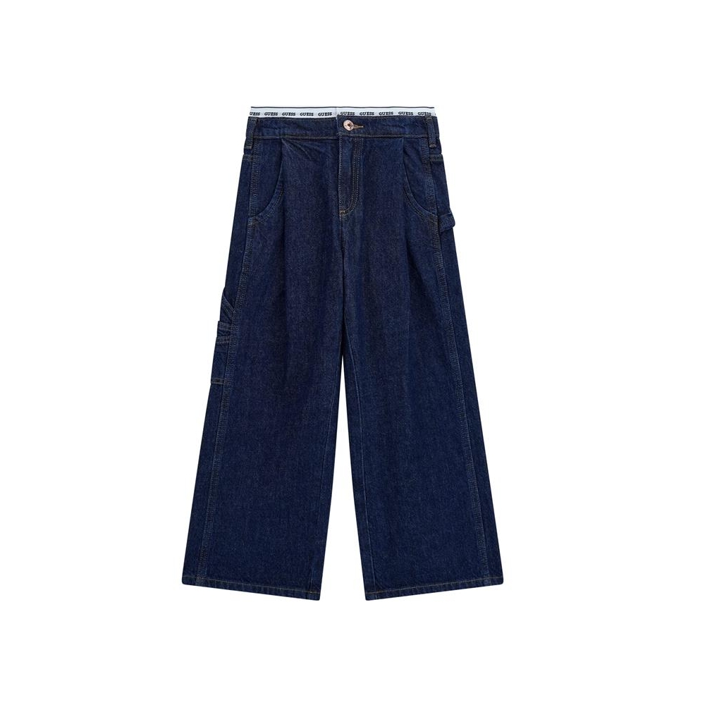 ΠΑΝΤΕΛΟΝΑ ΤΖΙΝ ΜΕ ΕΞΩΤΕΡΙΚΟ ΛΑΣΤΙΧΟ  ΜΠΛΕ ΣΚΟΥΡΟ GUESS