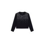 ΜΠΛΟΥΖΑ MAΥΡΗ ΜΕ ΣΤΡΑΣ GUESS