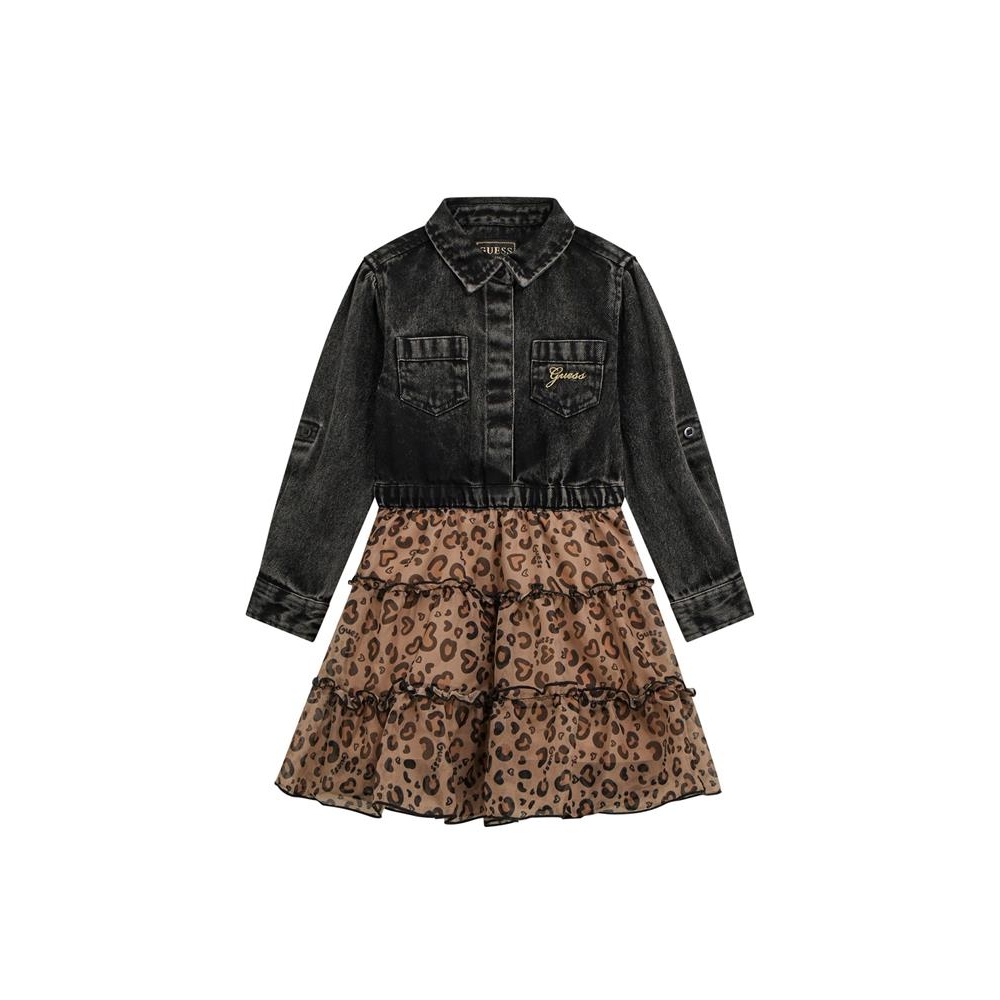 ΦΟΡΕΜΑ ΤΖΙΝ ΜΕ ΛΕΟΠΑΡ ΦΟΥΣΤΑ GUESS