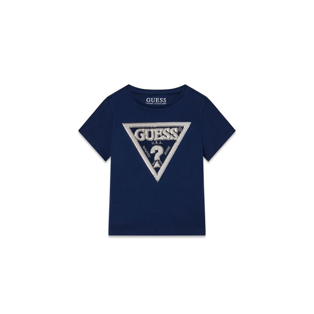 ΜΠΛΟΥΖΑ ΜΕ ΠΑΓΙΕΤΕΣ ΜΠΛΕ GUESS